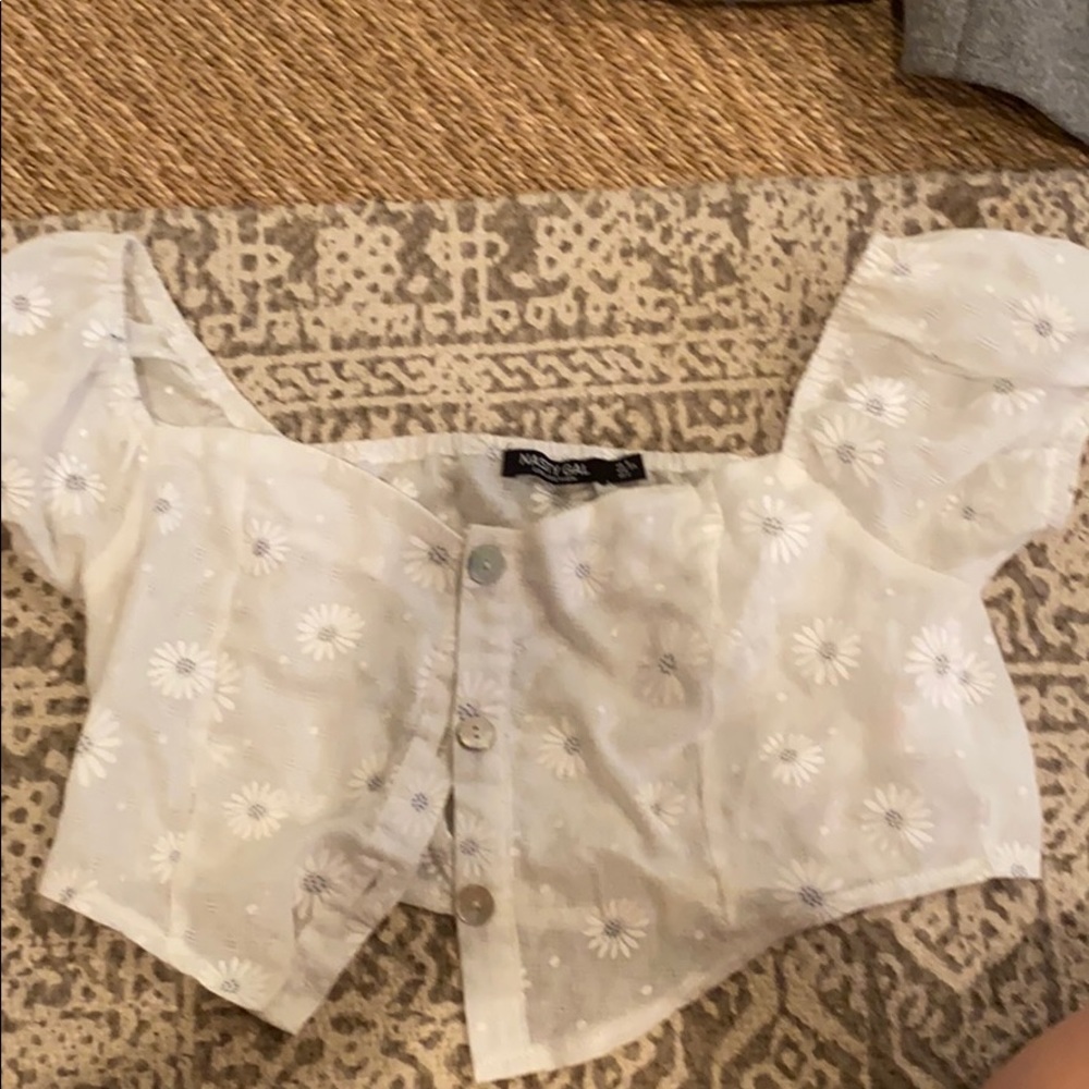 Nasty gal cropped top